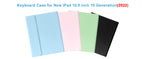 Funda con teclado para iPad de 10. a generación 2022, 10,9 pulgadas, funda con teclado Bluetooth desmontable para iPad 11 11 pulgadas A16 2025 con portalápices