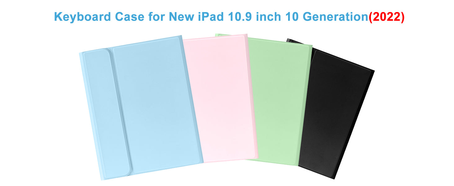 Funda con teclado para iPad de 10. a generación 2022, 10,9 pulgadas, funda con teclado Bluetooth desmontable para iPad 11 11 pulgadas A16 2025 con portalápices