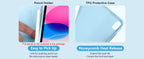 Funda con teclado para iPad de 10. a generación 2022, 10,9 pulgadas, funda con teclado Bluetooth desmontable para iPad 11 11 pulgadas A16 2025 con portalápices