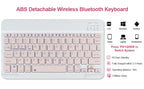 Funda con teclado para iPad de 10. a generación 2022, 10,9 pulgadas, funda con teclado Bluetooth desmontable para iPad 11 11 pulgadas A16 2025 con portalápices