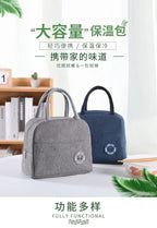 Fiambrera más fresca con patrón funcional, bolsa de almuerzo de lona con aislamiento portátil, bolsas térmicas para comida, Picnic, bolsas de almuerzo para mujeres y niños