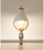Lámpara de pared de madera moderna, modelo creativo de resina, lámparas de pared para sala de estar, dormitorio, habitación de niños, accesorios de iluminación nórdicos para decoración del hogar