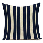 Funda de cojín con estampado de brújula azul marino, diseño de ancla, funda de almohada decorativa para sofá cama, Cojines Almofadas