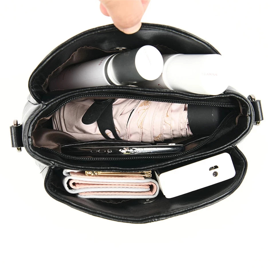 Bolso de mano bordado para mujer, bolsos de cuero de alta calidad para mujer, bolso de hombro para mujer, bolsos cruzados pequeños para mujer, bolso principal 2024
