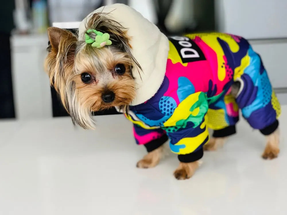 Ropa para perros, abrigo cálido de invierno a prueba de viento para perros, ropa gruesa para mascotas, disfraz, mono, sudaderas con capucha, chaqueta, suministros para mascotas perros
