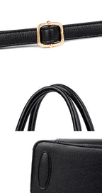 Bolso de mano de lujo para mujer, bandolera de hombro de cuero suave de 3 capas, de gran capacidad, para compras