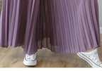 Pantalones De pierna ancha De cintura alta De gasa para Mujer, Pantalones sueltos plisados, moda coreana informal, ropa cómoda, elegante
