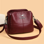 Bolso de mano bordado para mujer, bolsos de cuero de alta calidad para mujer, bolso de hombro para mujer, bolsos cruzados pequeños para mujer, bolso principal 2024