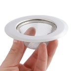 Colador de acero inoxidable para fregadero de cocina, cubierta de drenaje de 9CM, filtro de malla para ducha de baño, 1 unidad