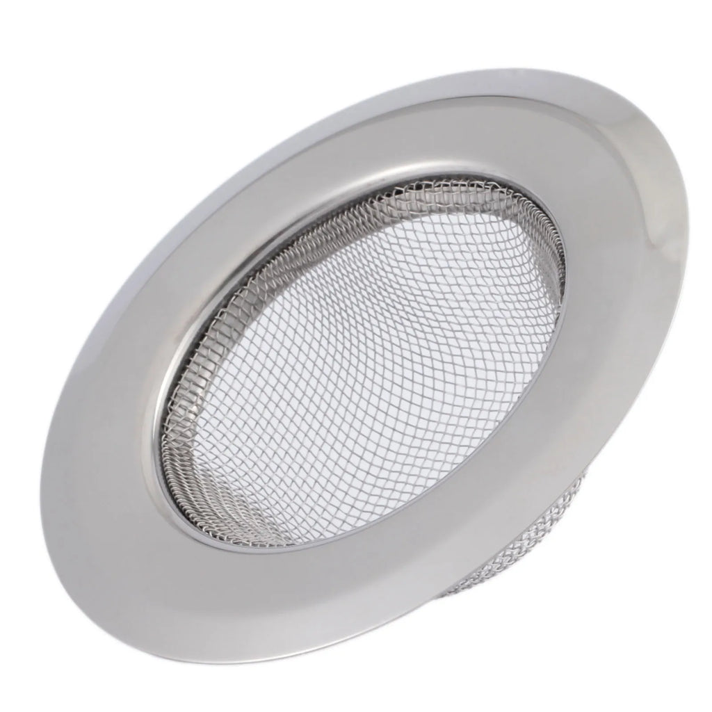 Colador de acero inoxidable para fregadero de cocina, cubierta de drenaje de 9CM, filtro de malla para ducha de baño, 1 unidad