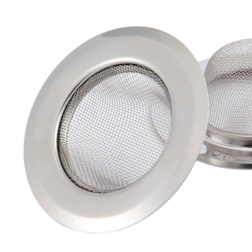 Colador de acero inoxidable para fregadero de cocina, cubierta de drenaje de 9CM, filtro de malla para ducha de baño, 1 unidad