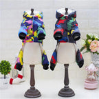 Ropa para perros, abrigo cálido de invierno a prueba de viento para perros, ropa gruesa para mascotas, disfraz, mono, sudaderas con capucha, chaqueta, suministros para mascotas perros