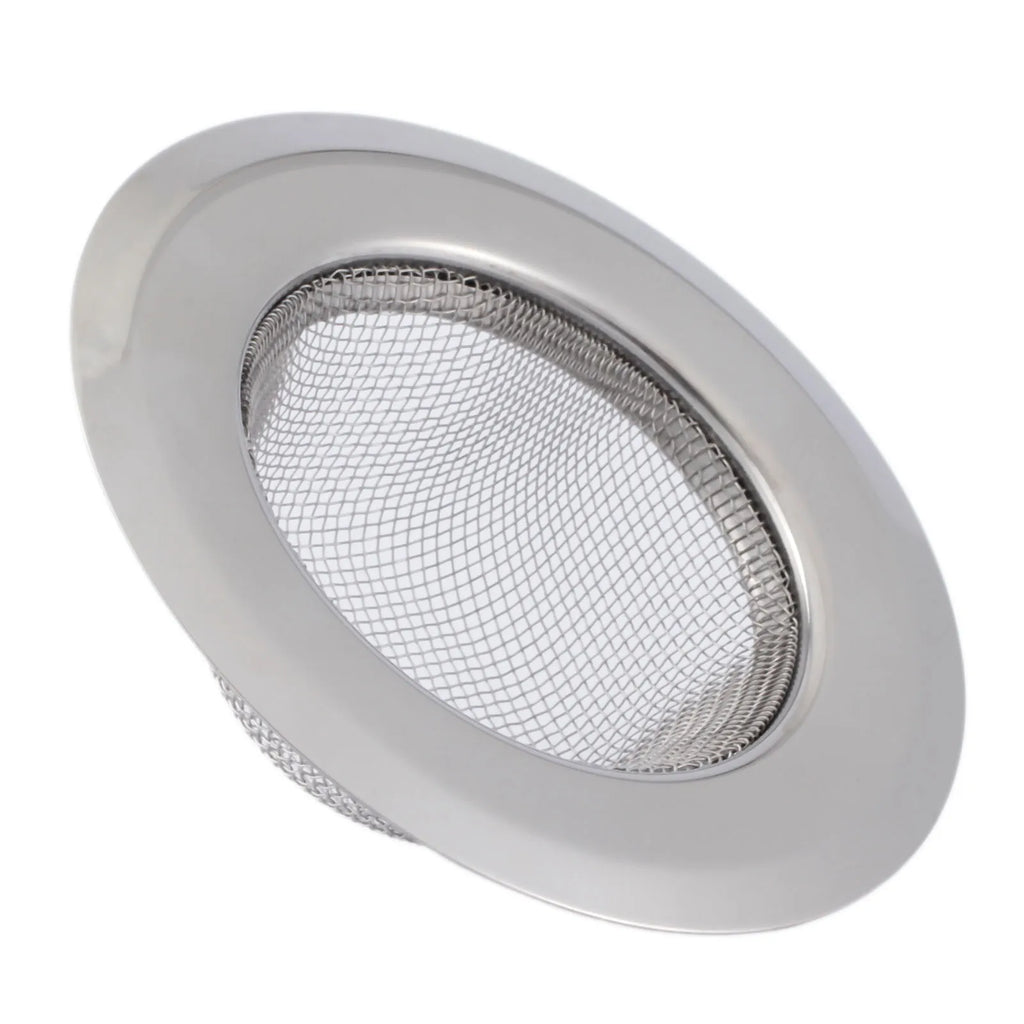 Colador de acero inoxidable para fregadero de cocina, cubierta de drenaje de 9CM, filtro de malla para ducha de baño, 1 unidad