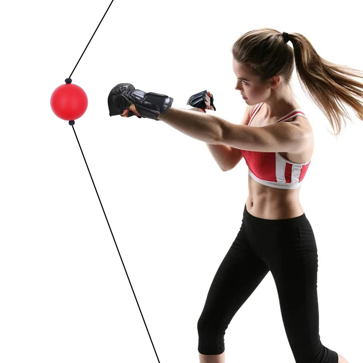 Bola de reflejo de boxeo de PU para entrenamiento, equipo de gimnasio en casa, entrenamiento de velocidad adelgazante, Muay Thai, MMA