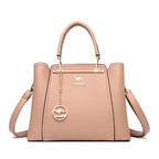 Bolso de mano de lujo para mujer, bandolera de hombro de cuero suave de 3 capas, de gran capacidad, para compras