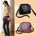 Bolso de mano bordado para mujer, bolsos de cuero de alta calidad para mujer, bolso de hombro para mujer, bolsos cruzados pequeños para mujer, bolso principal 2024