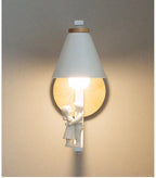 Lámpara de pared de madera moderna, modelo creativo de resina, lámparas de pared para sala de estar, dormitorio, habitación de niños, accesorios de iluminación nórdicos para decoración del hogar
