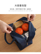 Fiambrera más fresca con patrón funcional, bolsa de almuerzo de lona con aislamiento portátil, bolsas térmicas para comida, Picnic, bolsas de almuerzo para mujeres y niños
