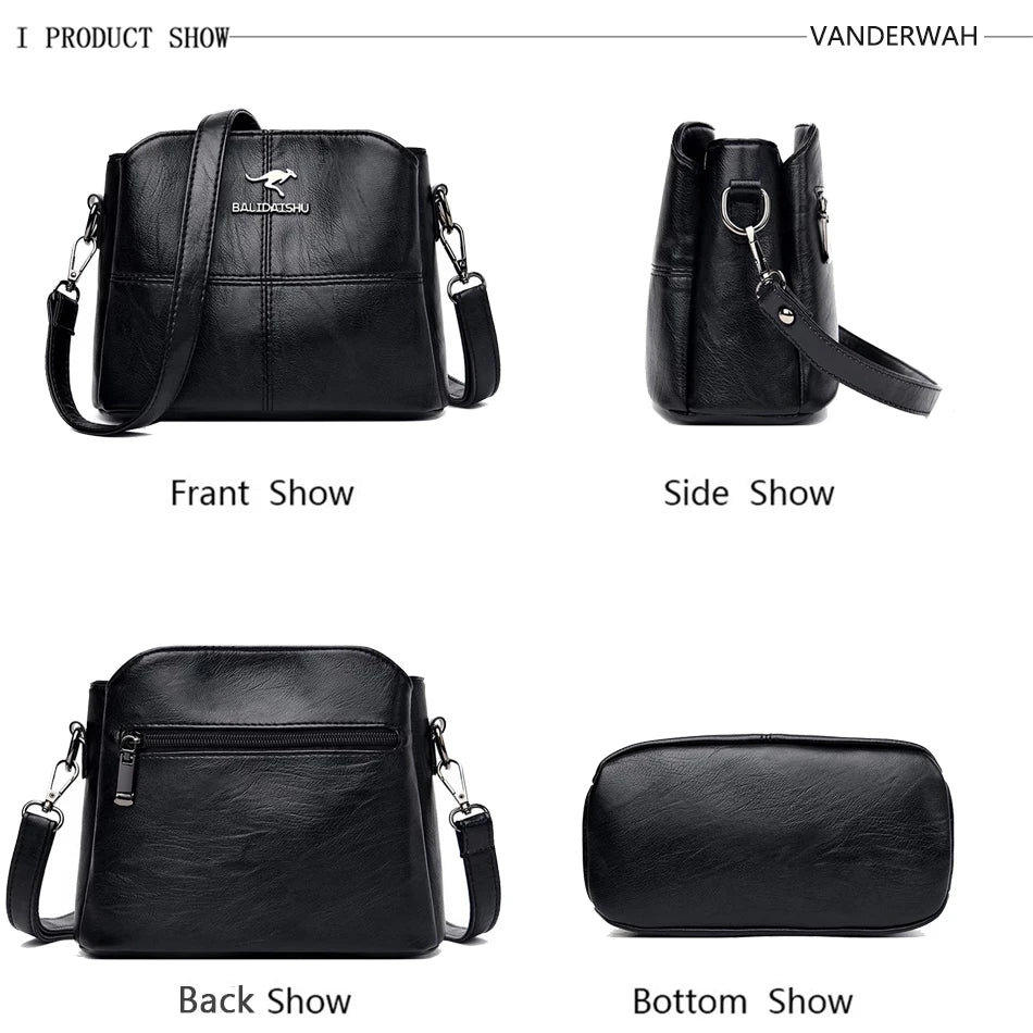 Bolso de mano bordado para mujer, bolsos de cuero de alta calidad para mujer, bolso de hombro para mujer, bolsos cruzados pequeños para mujer, bolso principal 2024