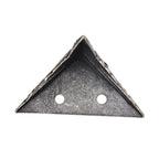 Protector de esquina antiguo de 4 piezas, caja de cofre de joyería de bronce, caja de madera decorativa para pies, pata de Metal, soporte de esquina, Hardware
