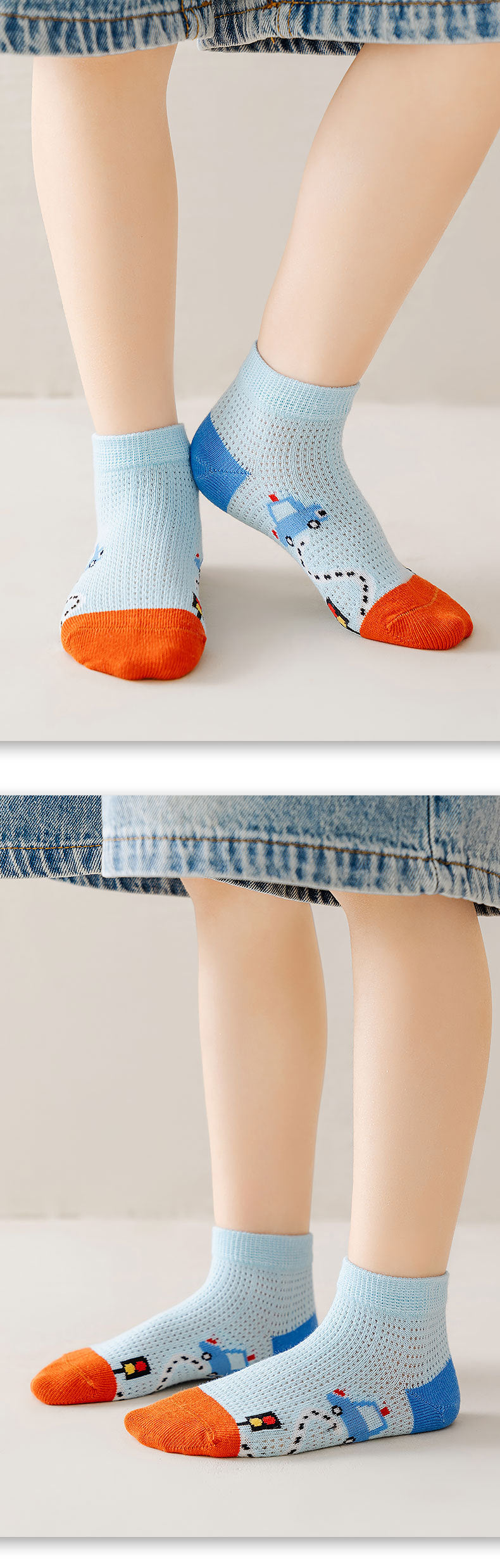 5 pares de calcetines para niños de 1 a 12 años 2025 primavera/verano niños niñas malla calcetines finos transpirables calcetines suaves y cómodos calcetines para niños