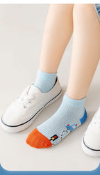 5 pares de calcetines para niños de 1 a 12 años 2025 primavera/verano niños niñas malla calcetines finos transpirables calcetines suaves y cómodos calcetines para niños