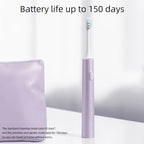 Juego de cepillos de dientes eléctricos sónicos Xiaomi MIJIA T302, 4 cabezales de cepillo, IPX8, resistente al agua, carga inalámbrica, cepillo de dientes electrónico