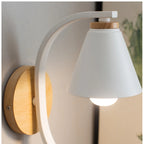 Lámpara de pared de madera moderna, modelo creativo de resina, lámparas de pared para sala de estar, dormitorio, habitación de niños, accesorios de iluminación nórdicos para decoración del hogar