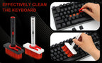 Kit de cepillo de limpieza de teclado 5 en 1, extractor de teclas, limpiador de auriculares para Airpods Pro 1 2 3, caja de auriculares Bluetooth, herramientas de limpieza