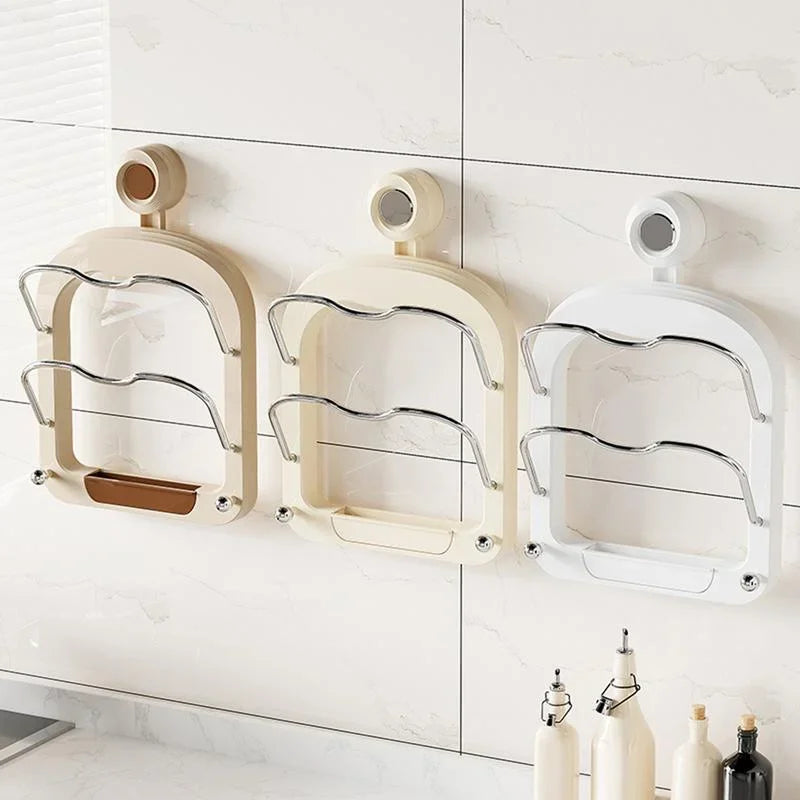 Estante organizador de cocina para colgar en la pared, estante para cubrir ollas, tapa de olla multicapa, estante multifuncional de Metal, estante de almacenamiento para tapas de ollas