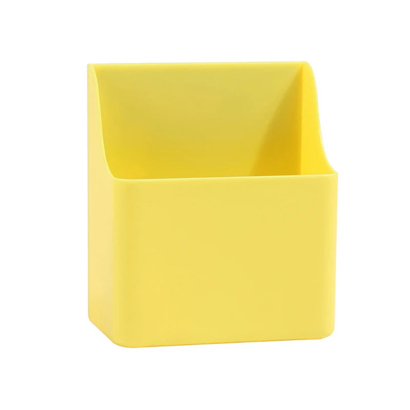 Caja de almacenamiento magnética de gran capacidad, estante para refrigerador doméstico y portalápices para pizarra blanca de oficina, organizador de papelería
