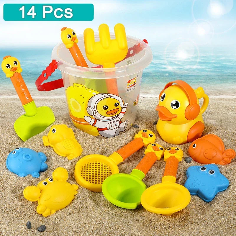 Juguetes de playa para niños, juego de arena, cubo de arena, pala de playa, juguetes para niños pequeños, juego de playa de verano, juguetes para niños, herramientas de juego de agua