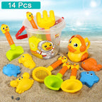 Juguetes de playa para niños, juego de arena, cubo de arena, pala de playa, juguetes para niños pequeños, juego de playa de verano, juguetes para niños, herramientas de juego de agua