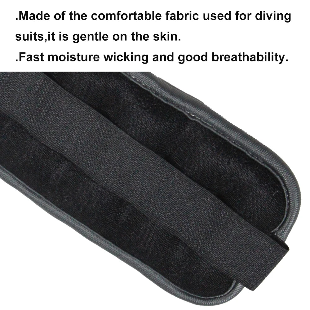 1 par de pesas ajustables para tobillo y muñeca (0,5 kg/1 kg) - correas ligeras de neopreno para correr, entrenamiento de fuerza de yoga para todas las edades