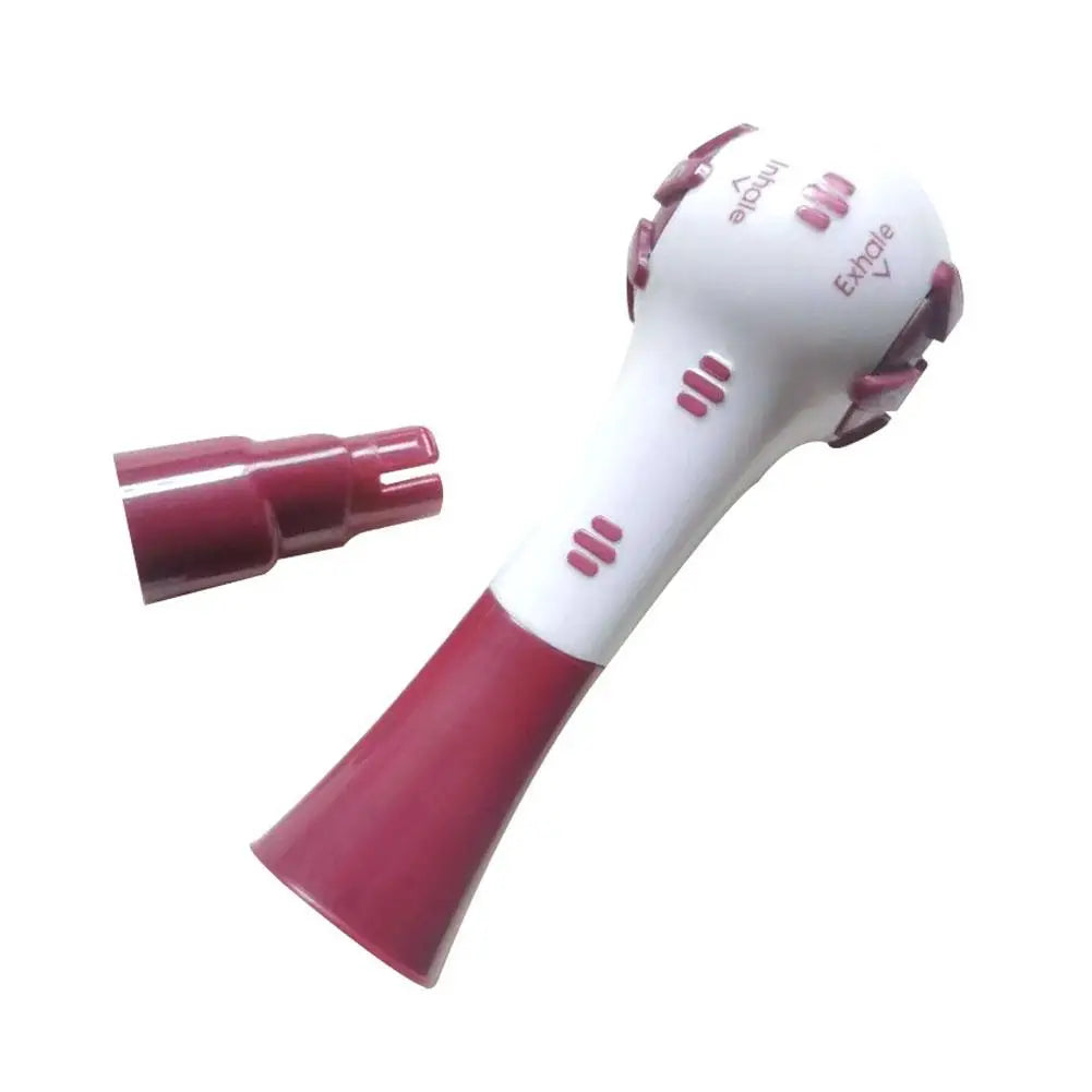 Entrenador de respiración, herramienta de entrenamiento de expansión pulmonar portátil de resistencia ajustable, aumenta la capacidad pulmonar, ejercitador Abdominal para correr