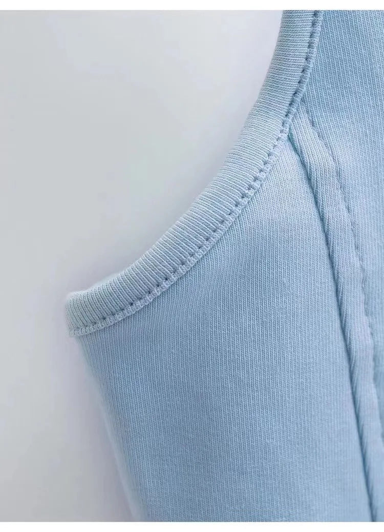 Top corto Y2K para mujer, camiseta sin mangas ajustada con dobladillo, informal, Sexy, ropa de calle blanca, camisetas sin mangas con letras y almohadilla，top mujer tops for women 2023，women's tops tees top y2k