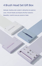 Juego de cepillos de dientes eléctricos sónicos Xiaomi MIJIA T302, 4 cabezales de cepillo, IPX8, resistente al agua, carga inalámbrica, cepillo de dientes electrónico