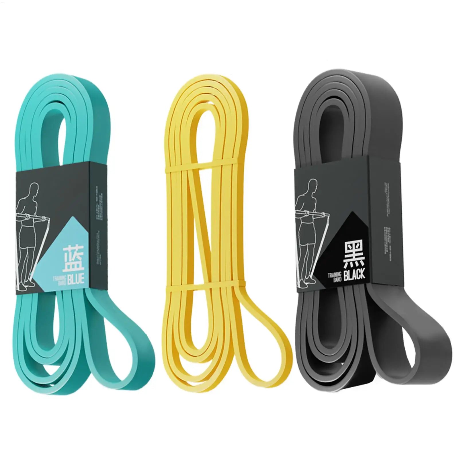Banda Elástica de Resistencia para Entrenamiento de Fuerza, Cintura y Piernas, Cuerda de Tracción para Gimnasio, Pilates, para Entusiastas del Deporte