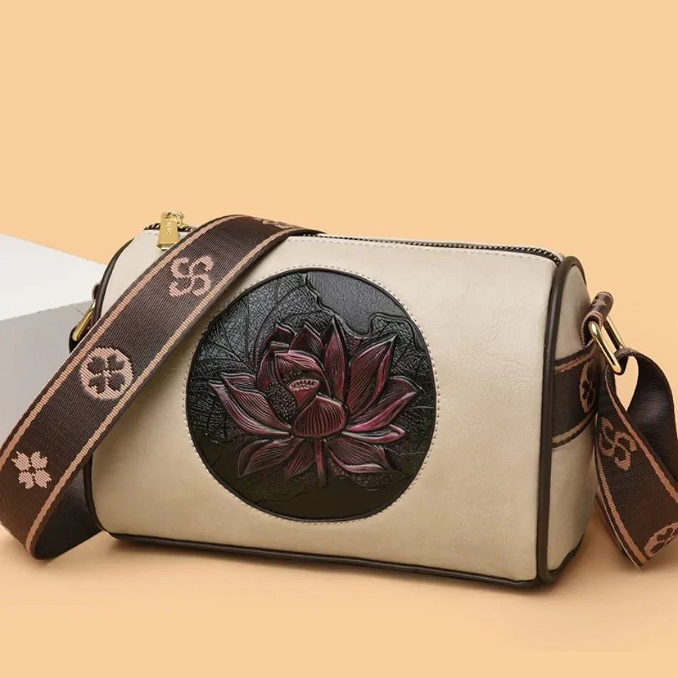 Bolso de mano bordado para mujer, bolsos de cuero de alta calidad para mujer, bolso de hombro para mujer, bolsos cruzados pequeños para mujer, bolso principal 2024