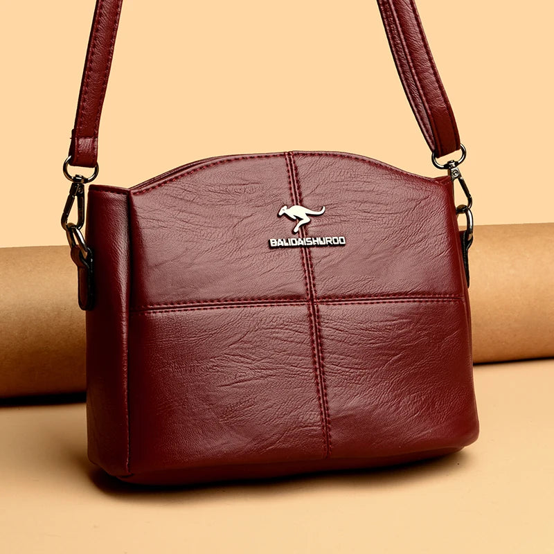 Bolso de mano bordado para mujer, bolsos de cuero de alta calidad para mujer, bolso de hombro para mujer, bolsos cruzados pequeños para mujer, bolso principal 2024