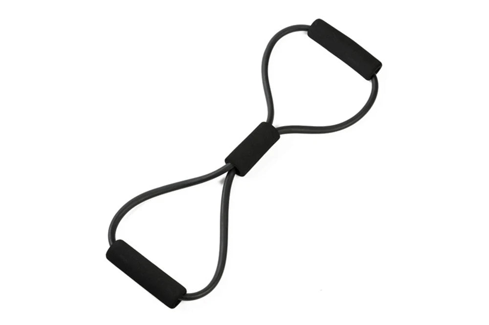 Bandas de resistencia para Yoga, banda elástica, extractor de ejercicio deportivo, expansor de pecho en forma de 8 para culturismo, gimnasio en casa, equipo de Fitness