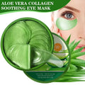 Mascarilla de colágeno de Aloe Vera para ojos, 60 uds., eliminación de ojeras, bolsas para ojos, parches hidratantes reafirmantes para ojos, productos para el cuidado de la piel