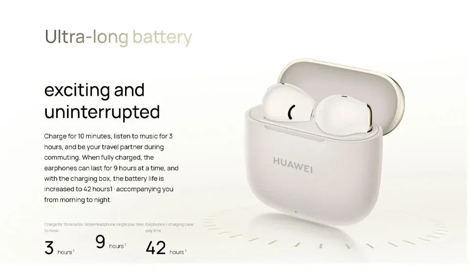 HUAWEI FreeBuds SE 3 Original ligero y compacto Bluetooth 5.4 42 horas de duración de la batería,