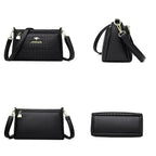 Bolso de mano bordado para mujer, bolsos de cuero de alta calidad para mujer, bolso de hombro para mujer, bolsos cruzados pequeños para mujer, bolso principal 2024