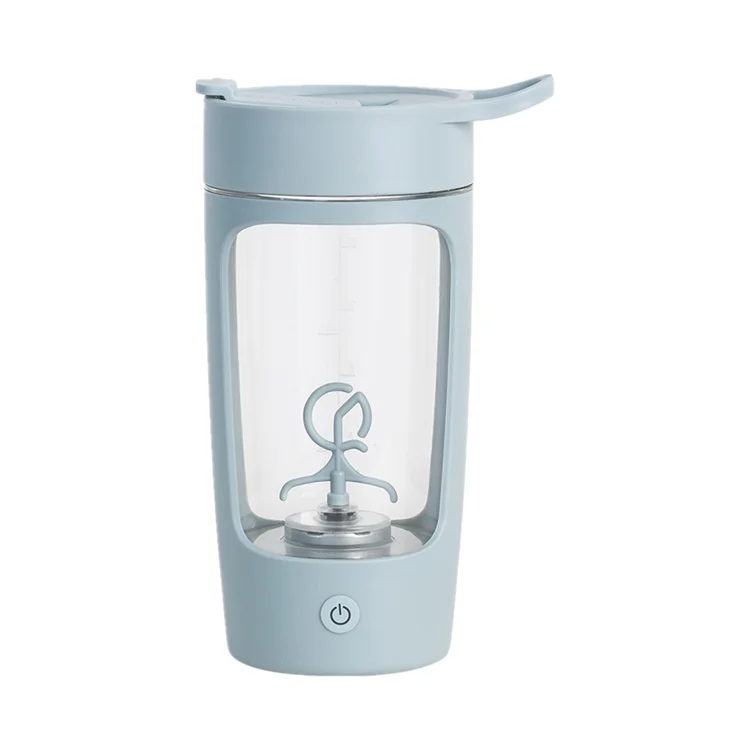 Botella agitadora eléctrica portátil, mezclador de proteínas en polvo, Fitness, Vaso Mezclador automático, taza agitadora, botella de agua deportiva, 650ML