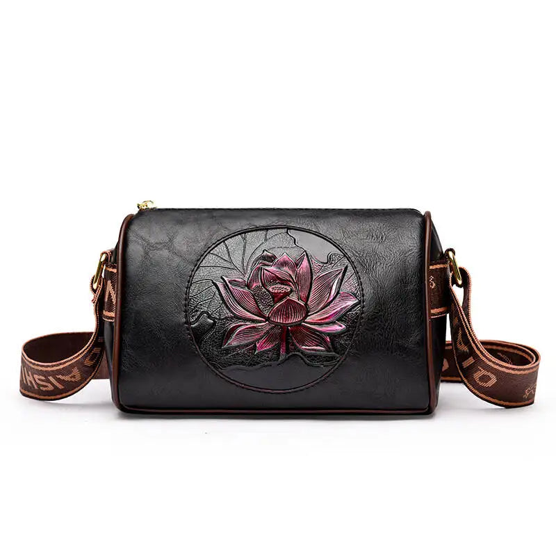 Bolso de mano bordado para mujer, bolsos de cuero de alta calidad para mujer, bolso de hombro para mujer, bolsos cruzados pequeños para mujer, bolso principal 2024