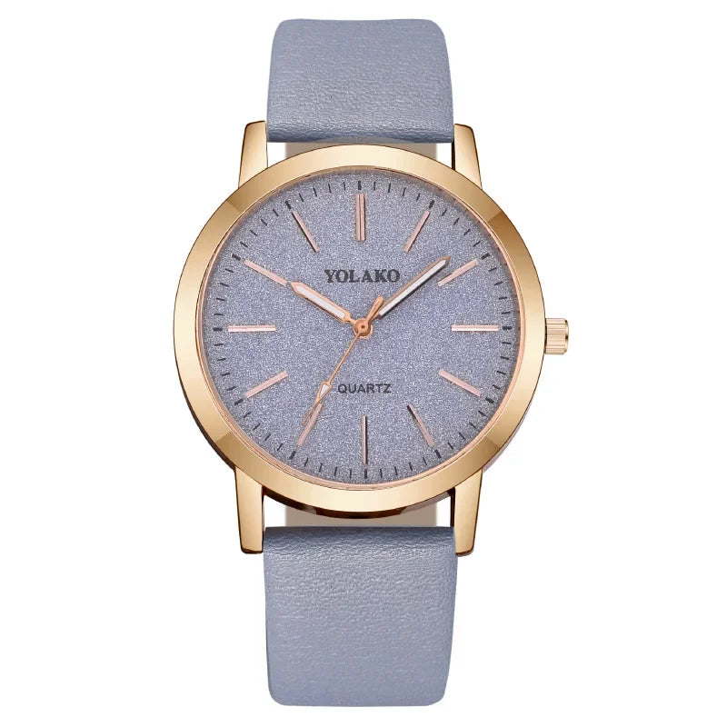 Relojes de marca de lujo para mujer, reloj de cuero a la moda para mujer, relojes de pulsera de cuarzo para mujer, reloj para mujer