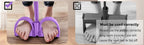 Tensor de banda de resistencia de 4 niveles con asas antideslizantes - Equipo de fitness en casa para entrenamiento muscular abdominal Yoga abdominal