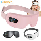 Masajeador de ojos 4D, Airbag inteligente, vibración, instrumento para el cuidado de los ojos, compresa caliente, Bluetooth, gafas de masaje para ojos, fatiga, cuidado antiarrugas