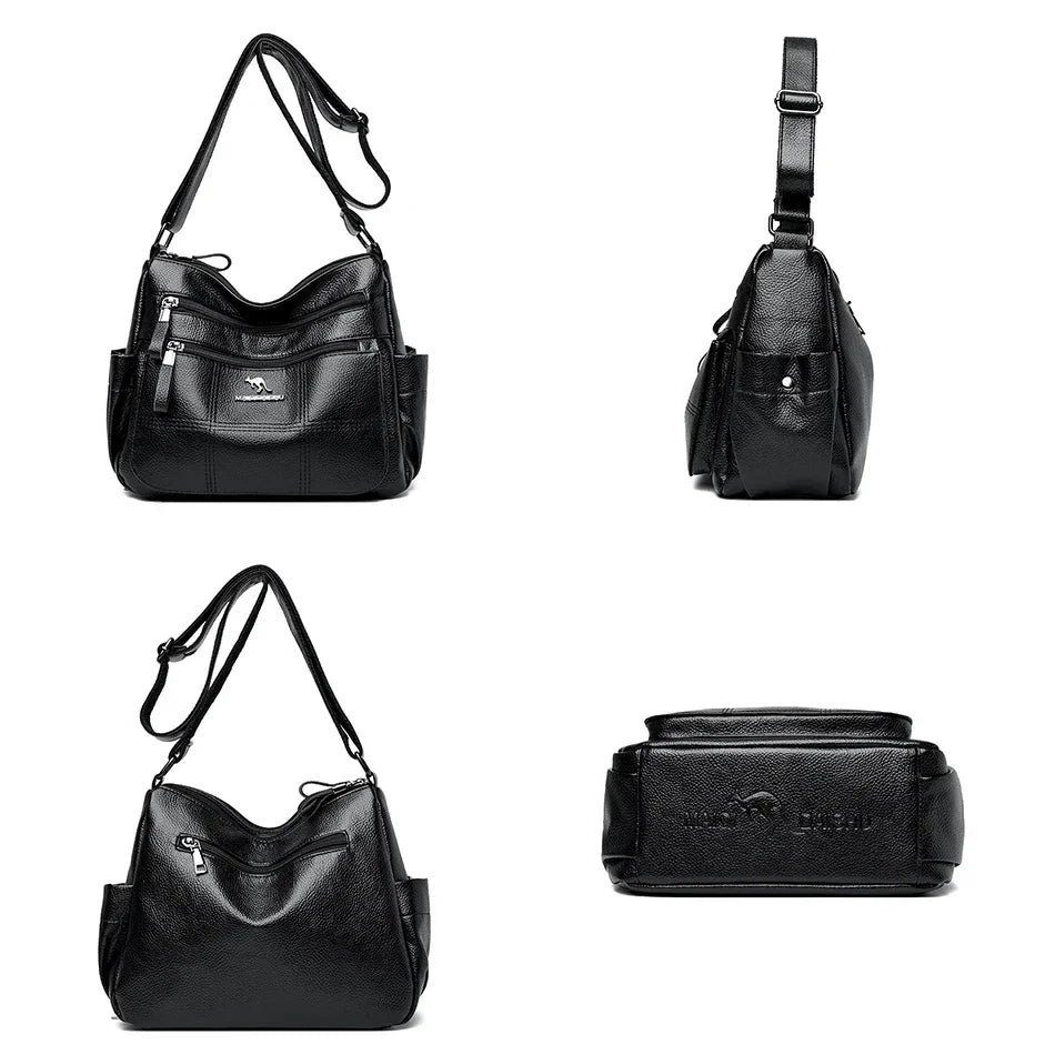 Bolso de mano bordado para mujer, bolsos de cuero de alta calidad para mujer, bolso de hombro para mujer, bolsos cruzados pequeños para mujer, bolso principal 2024